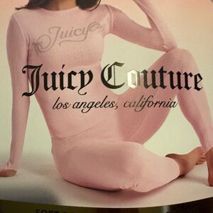 Juicy Couture Pink Rhinestone Top and Leggings